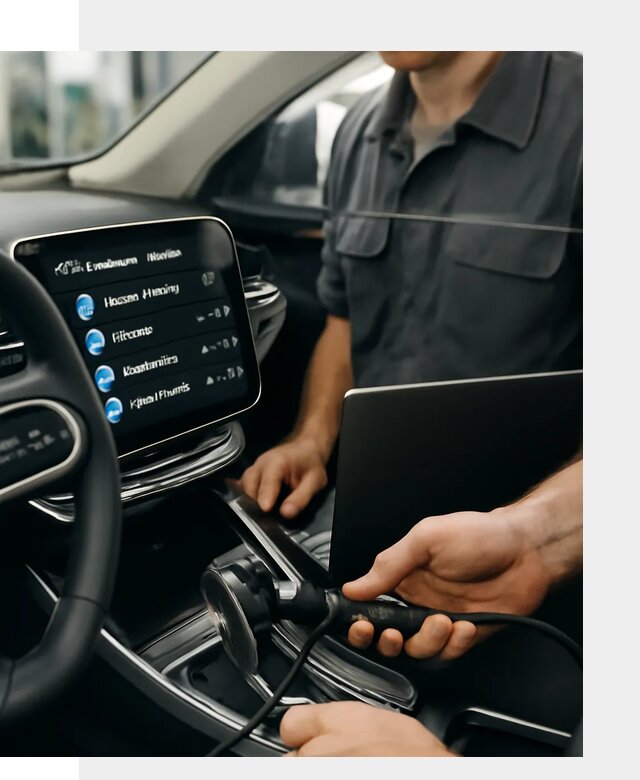 Установка приложений Geely для мультимедиа автомобиля в Устях-Куте